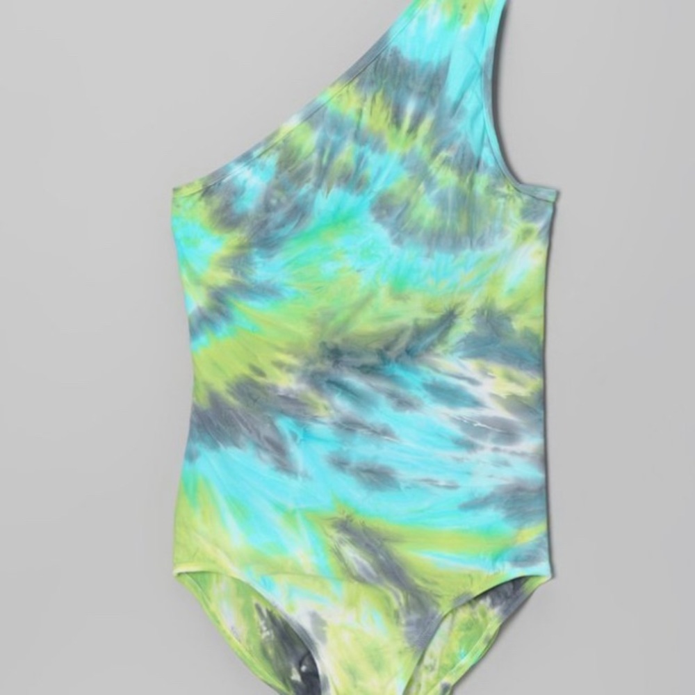 Girls one shoulder one piece Angela Frost swimsuit